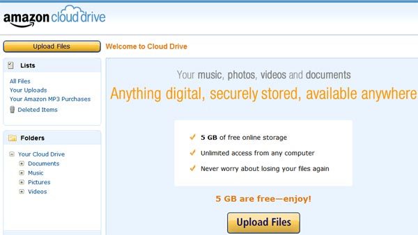 Amazon ponudio besplatno 5GB prostora za fajlove