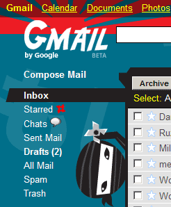 Tematizovani Gmail interfejs